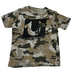 True Religion Boy's 6 Camouflage Logo Graphic T-shirt